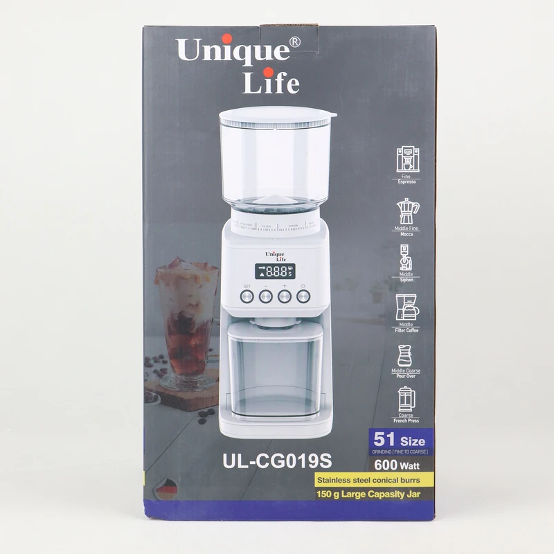 آسیاب قهوه یونیک لایف مدل UL-CG019S