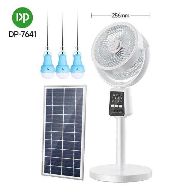 پنکه شارژی رو میزی DP سولار مدل DP-7641